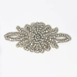 Silver Rhinestone Applique | Bella