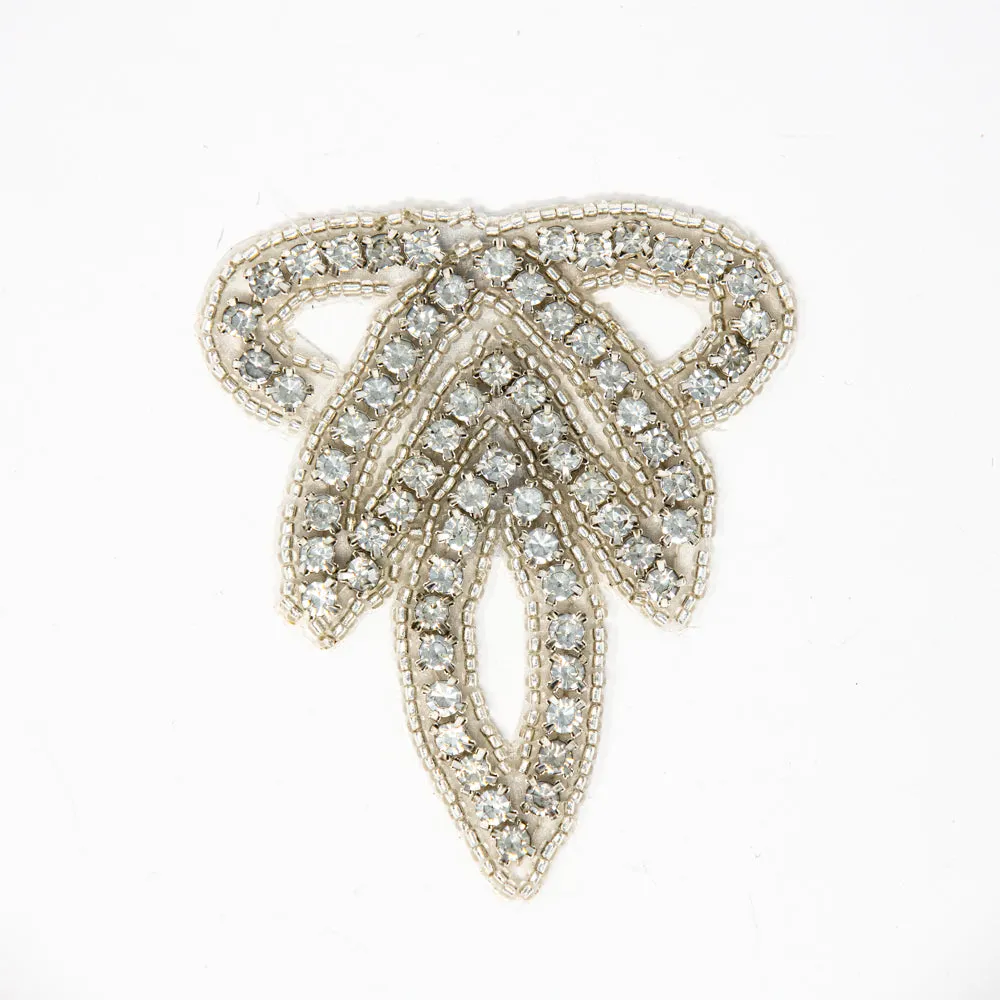 Silver Rhinestone Applique | Cecilia