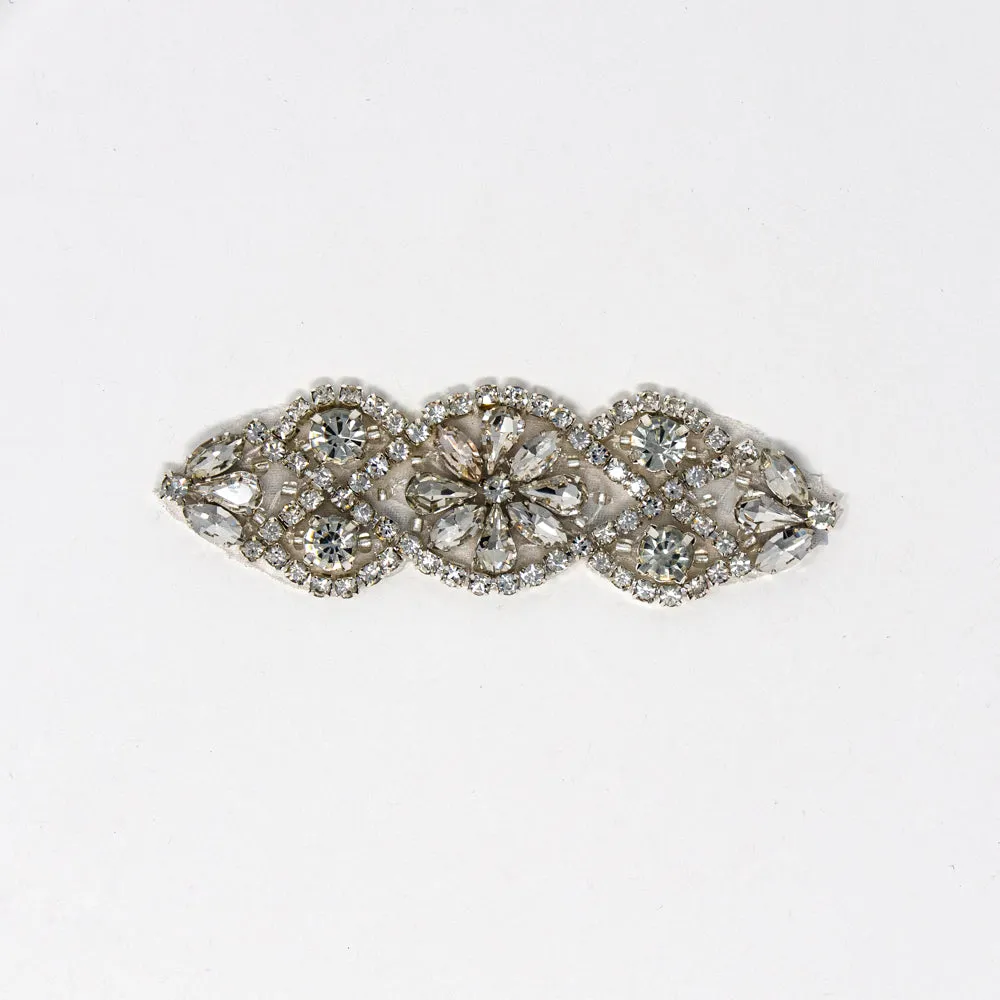 Silver Rhinestone Applique | Juliette