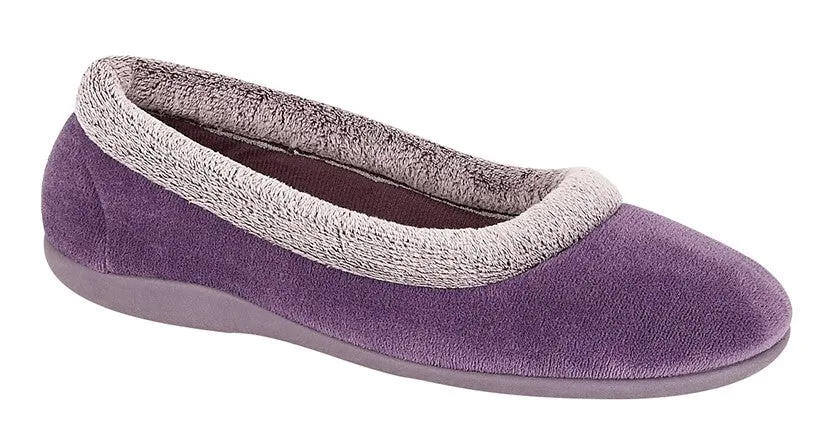 Sleepers LS939P Womens Collar Slipper