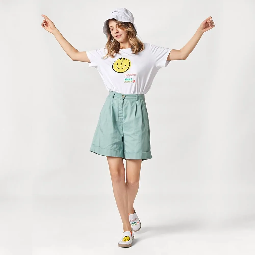 Smiley T-shirt  (buy smiley shoes with t-shirt together, t-shirt will be free.)