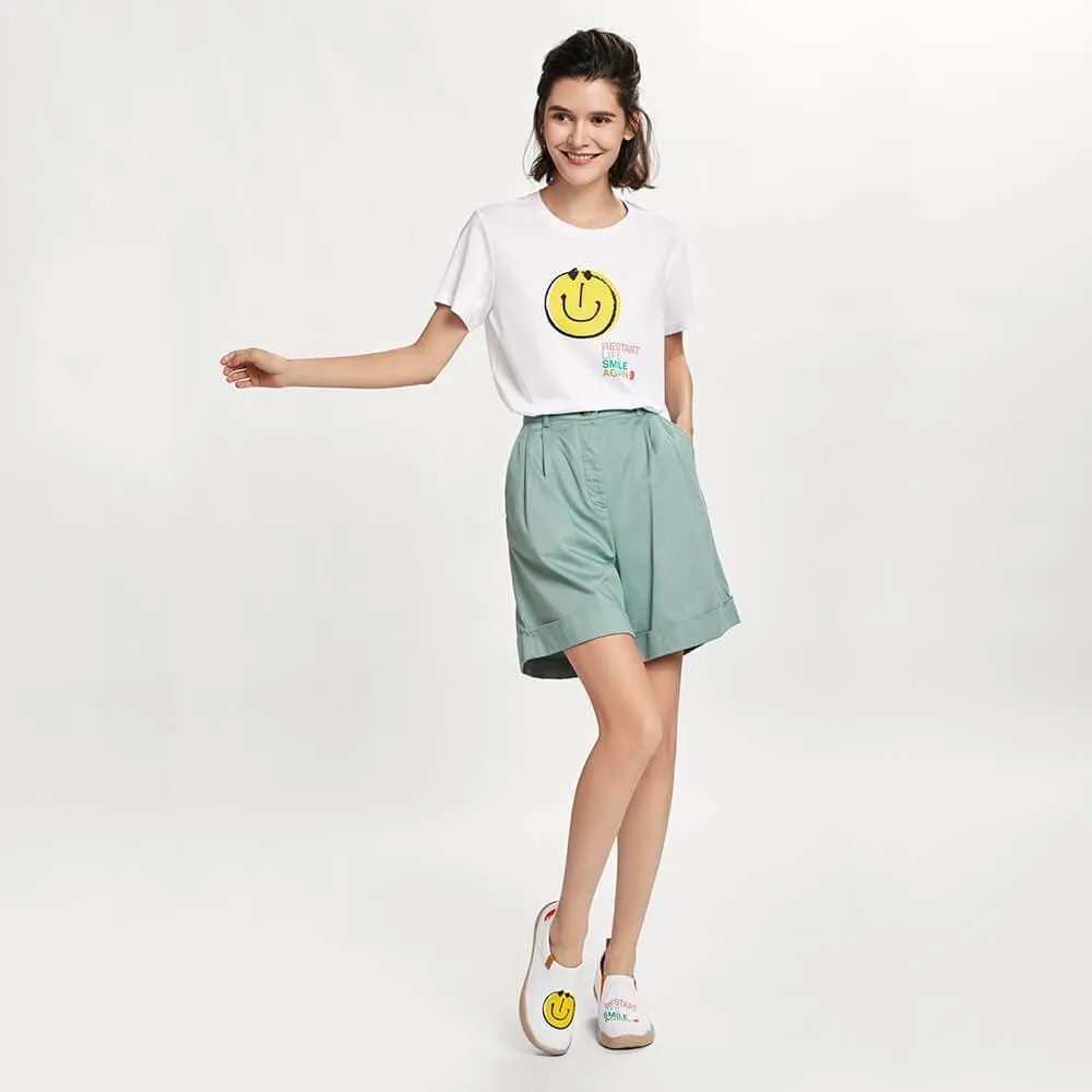 Smiley T-shirt  (buy smiley shoes with t-shirt together, t-shirt will be free.)