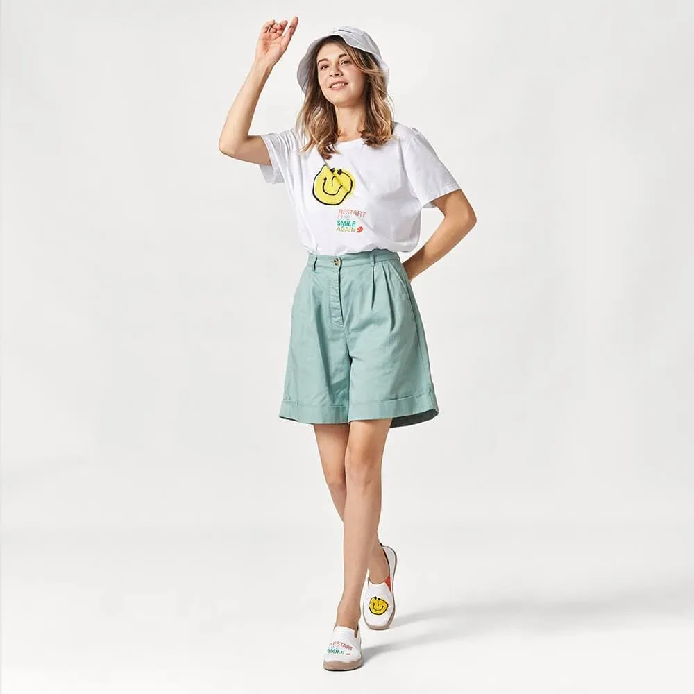 Smiley T-shirt  (buy smiley shoes with t-shirt together, t-shirt will be free.)