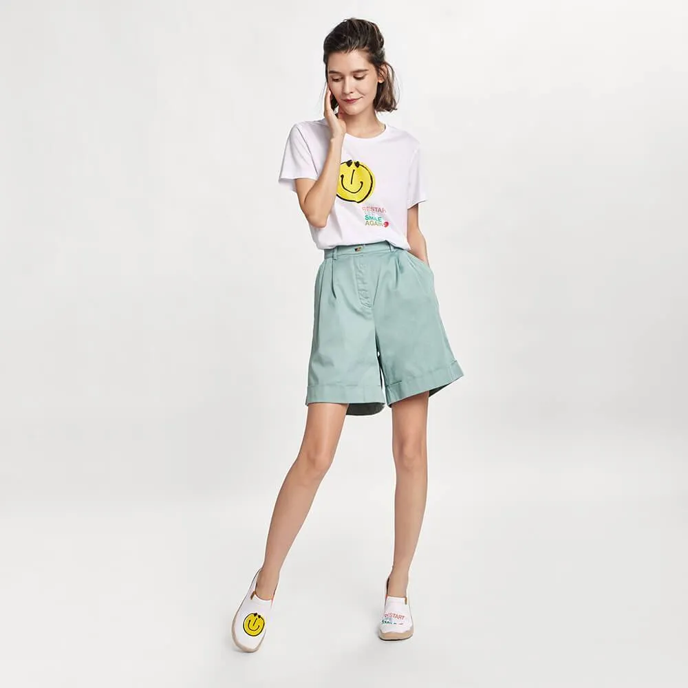 Smiley T-shirt  (buy smiley shoes with t-shirt together, t-shirt will be free.)