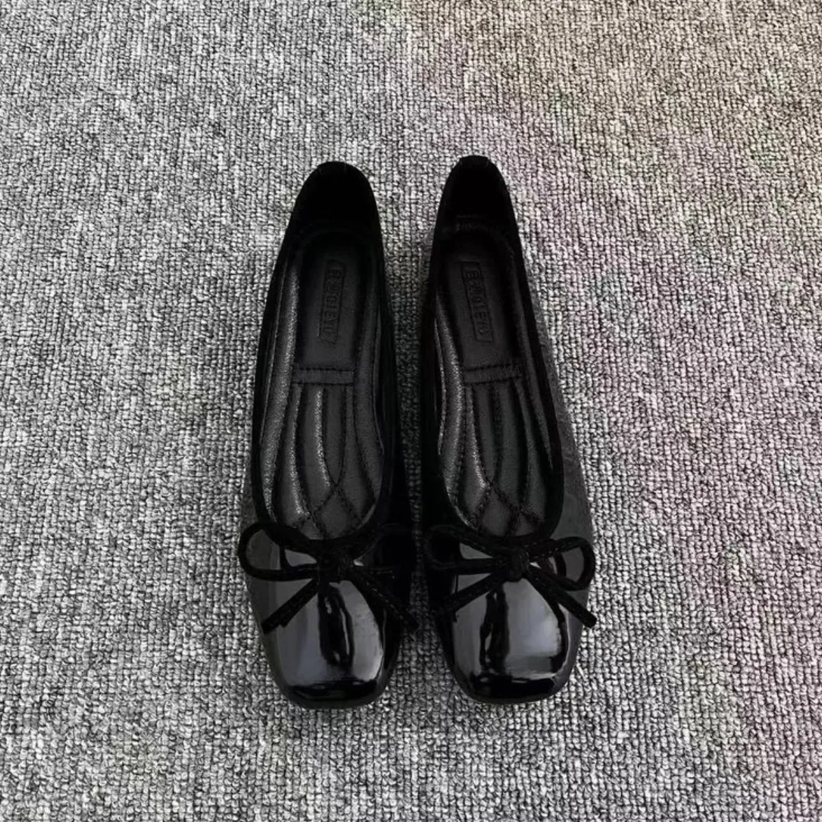 Square Toe Flats Slip-Ons