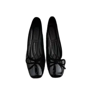 Square Toe Flats Slip-Ons