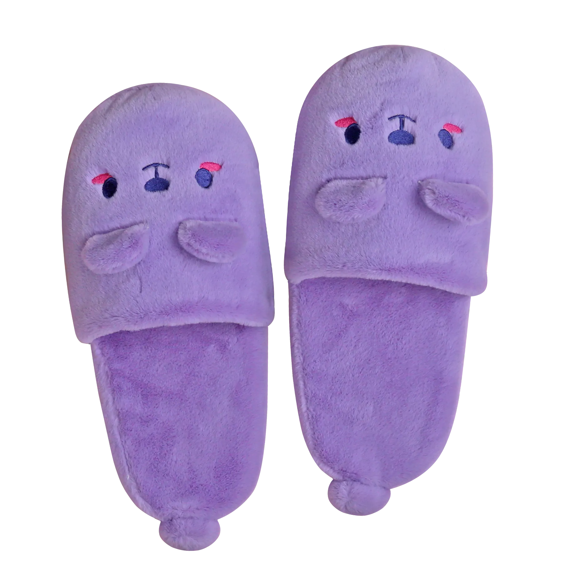 Taro-kuma plush slippers •ᴥ• ふわふわクマ ✦RARE✦