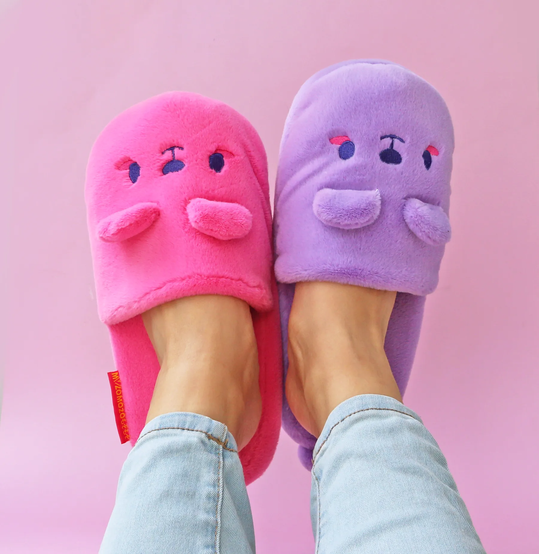Taro-kuma plush slippers •ᴥ• ふわふわクマ ✦RARE✦