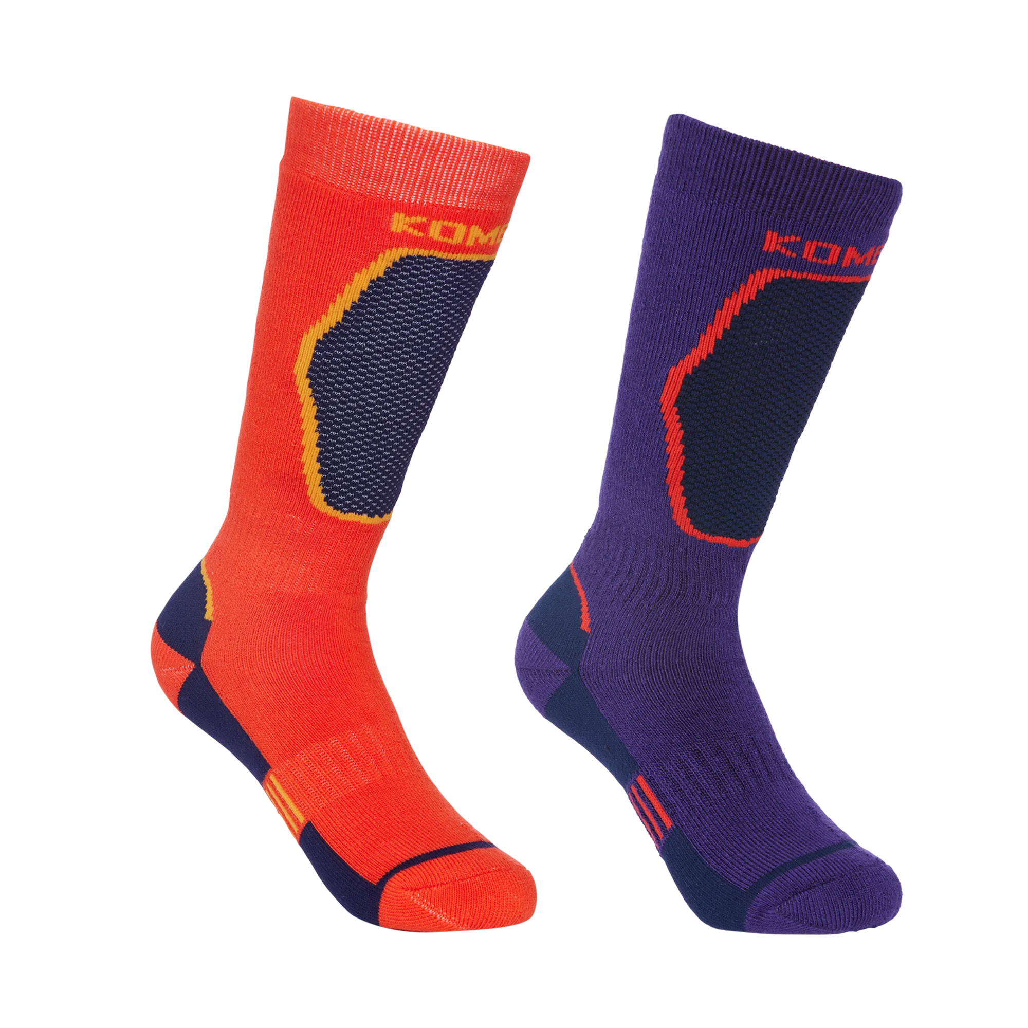 The Brave Midweight Ski Socks Twin Pack- Junior