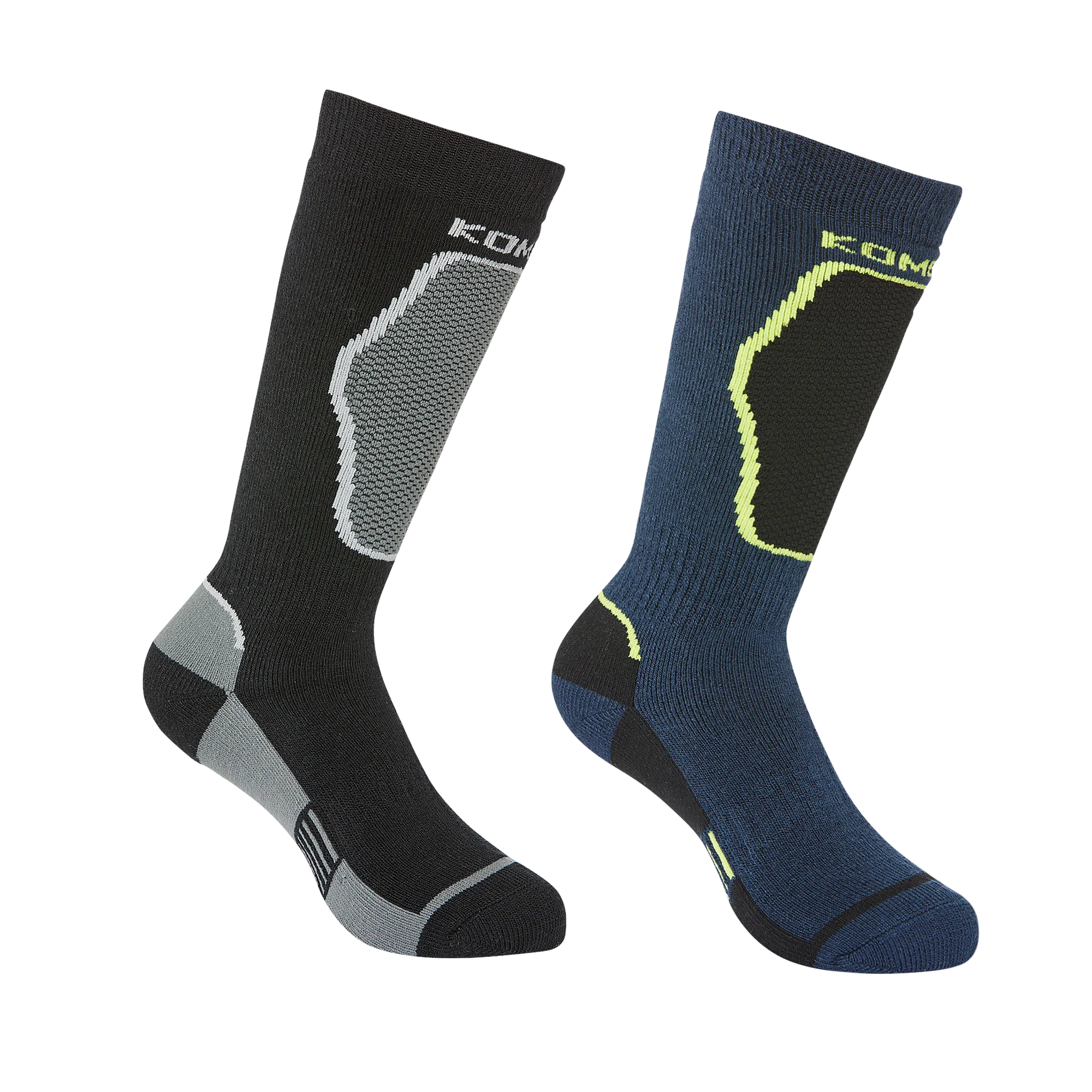 The Brave Midweight Ski Socks Twin Pack- Junior