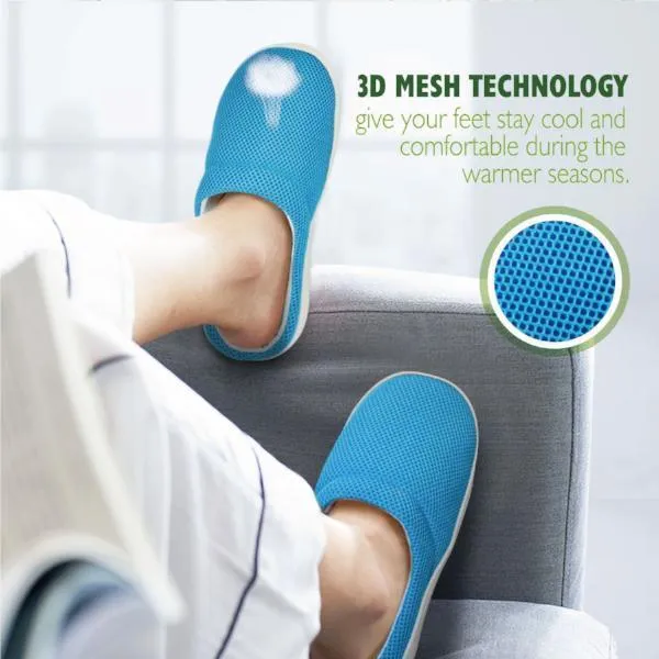 Unisex Anti-Fatigue Bamboo Slippers - 3 Sizes Available!