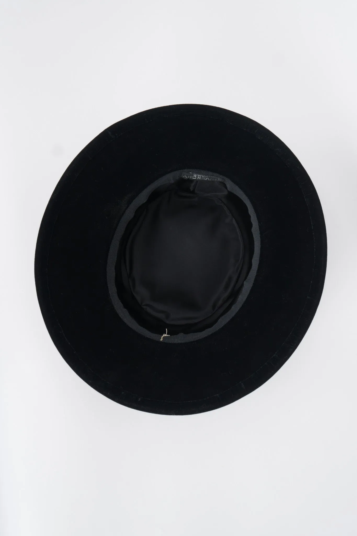 Velvet Boater Hat