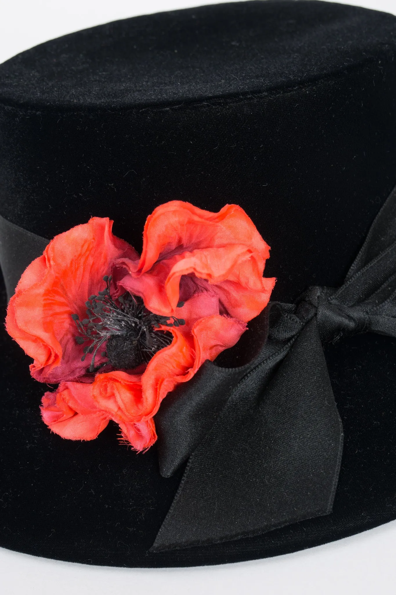 Velvet Boater Hat
