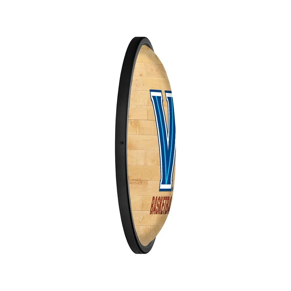 Villanova Wildcats: Hardwood - Oval Slimline Lighted Wall Sign
