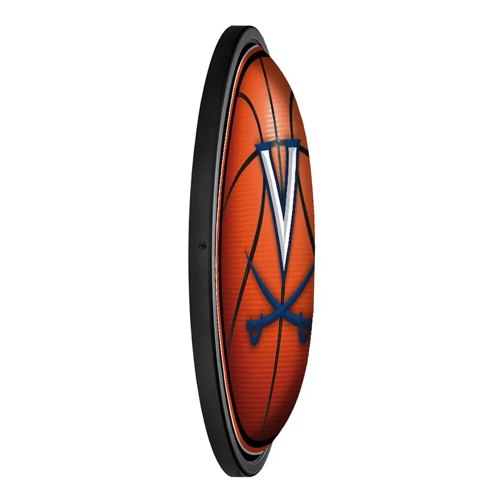 Virginia Cavaliers: Basketball - Round Slimline Lighted Wall Sign