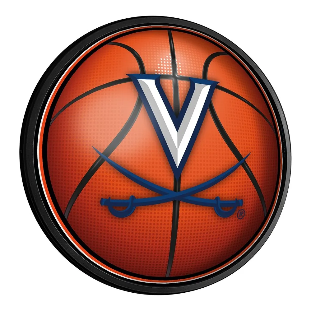 Virginia Cavaliers: Basketball - Round Slimline Lighted Wall Sign