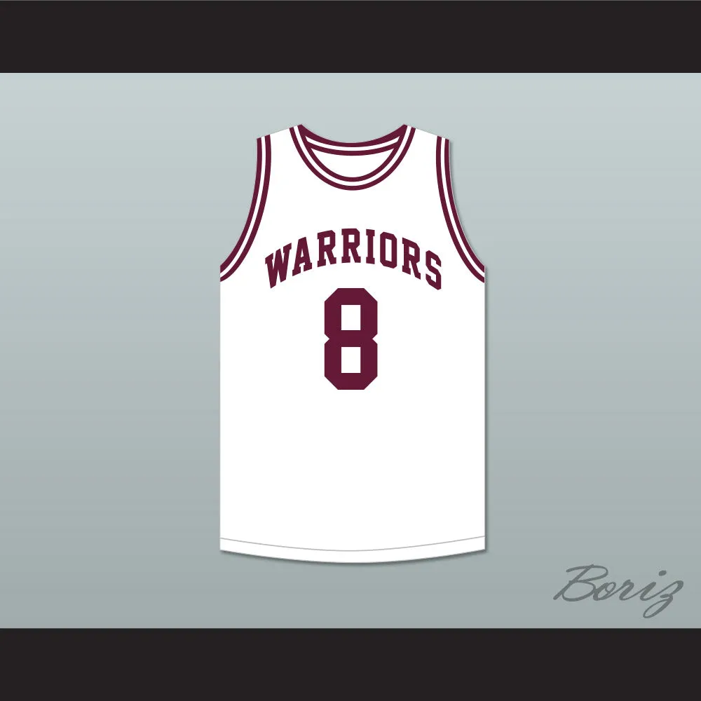 Walt Bellamy 8 J.T. Barber High School Warriors White Basketball Jersey