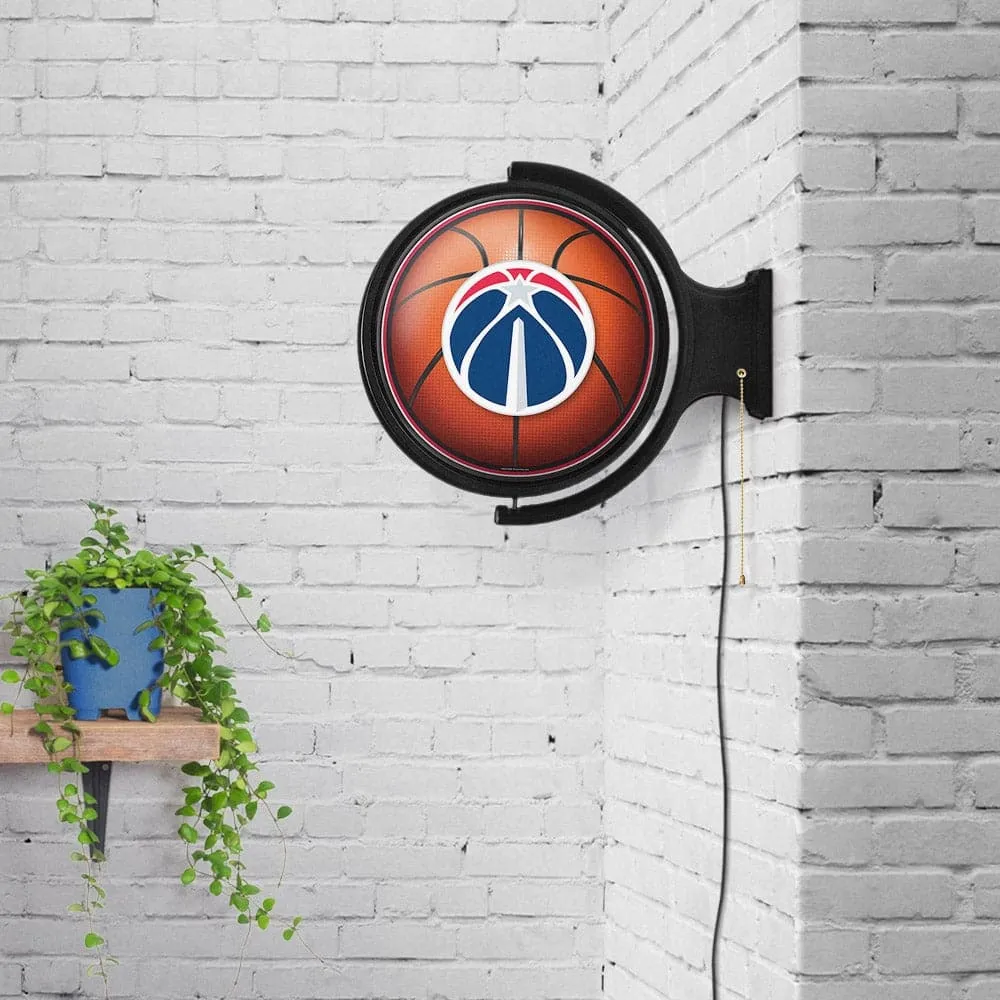 Washington Wizards: Basketball - Original Round Rotating Lighted Wall Sign
