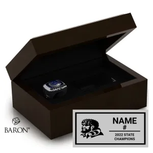 Western Christian High School Boys Basketball 2022 Championship Ring Box