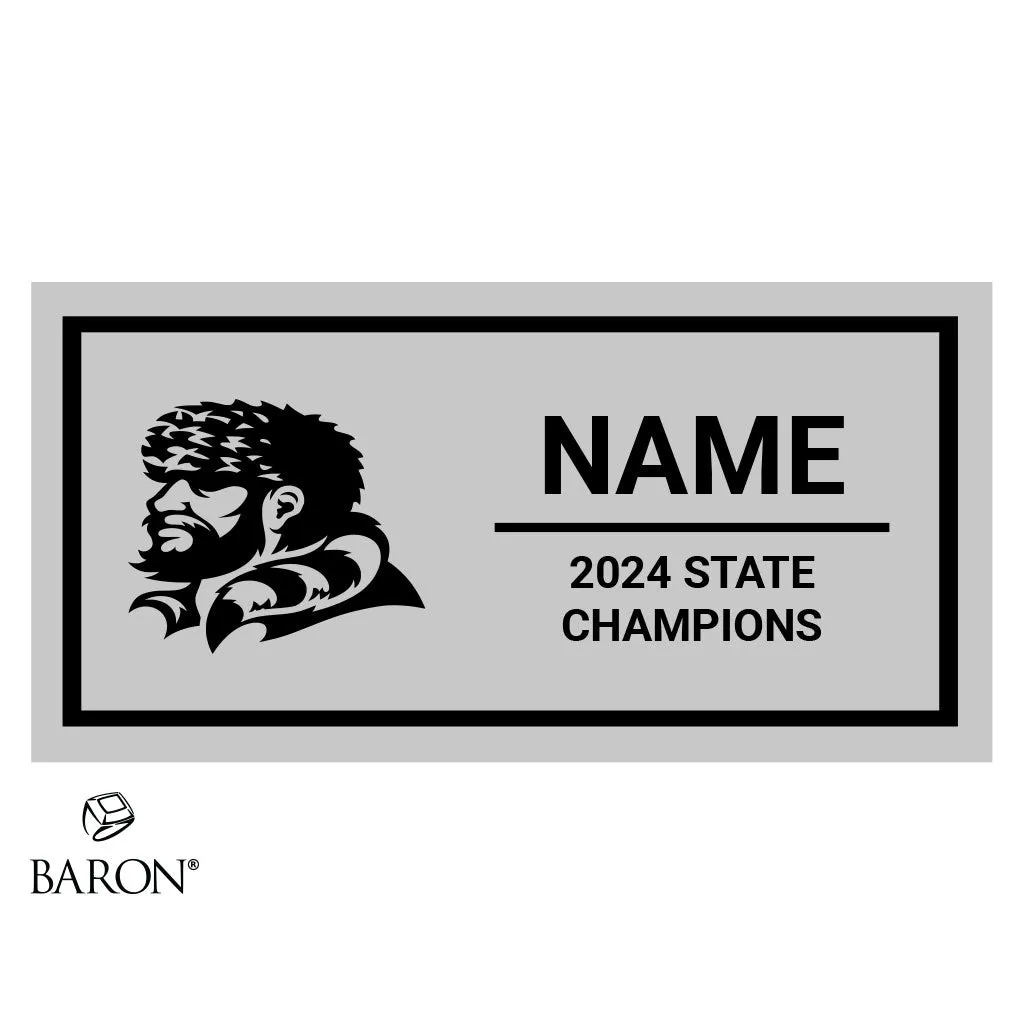 Western Christian High School Boys Basketball 2024 Championship Display Case