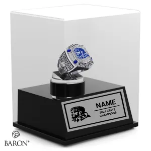 Western Christian High School Girls Basketball 2024 Championship Display Case