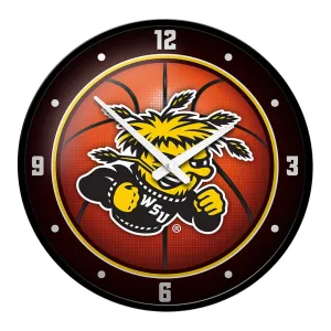 Wichita State Shockers: Basketball - Modern Disc Wall Clock