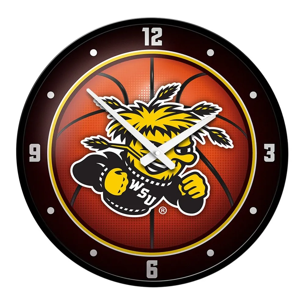 Wichita State Shockers: Basketball - Modern Disc Wall Clock