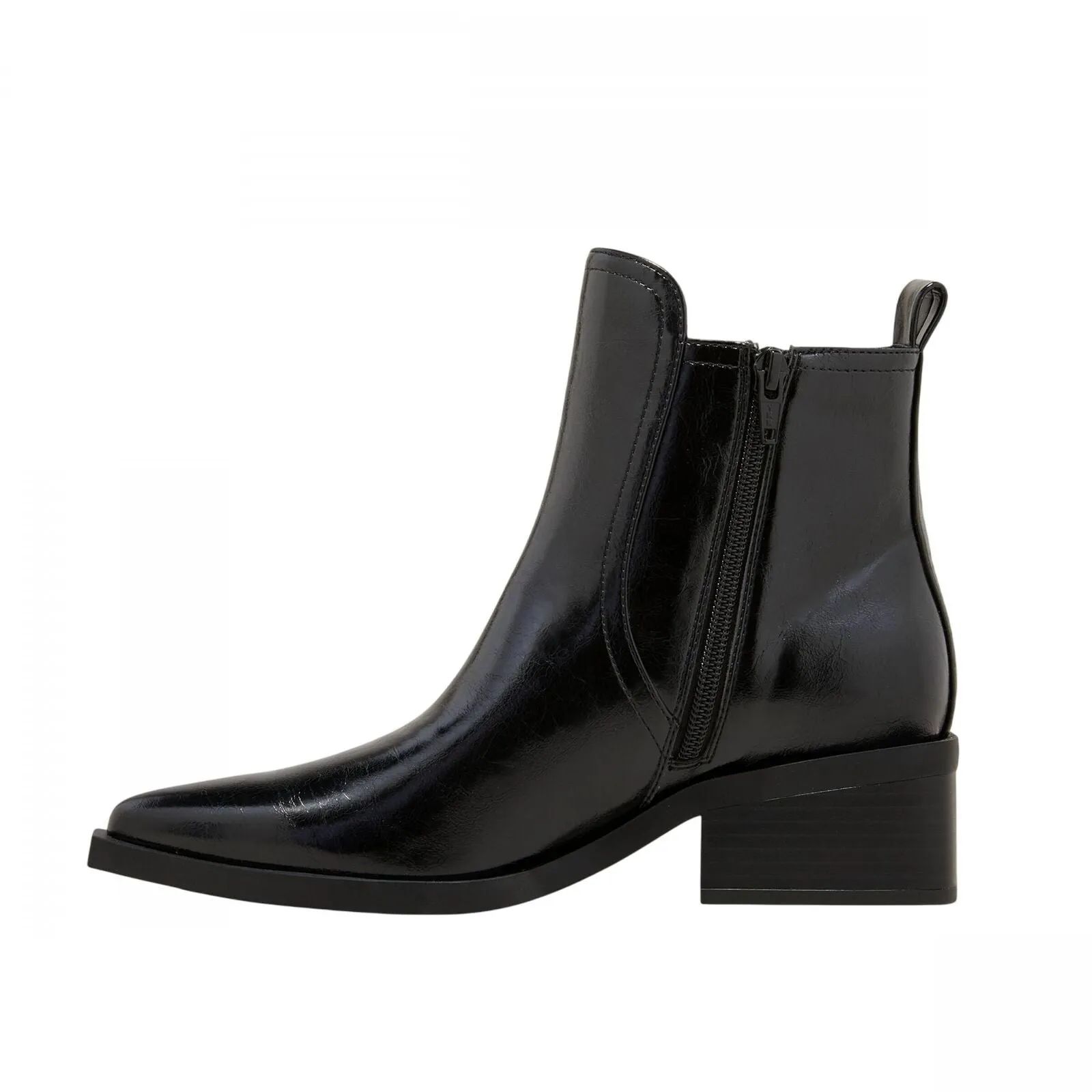 Wild Fable Giovanna Buckle Western Ankle Boots Memory Foam Insole Black 6.5M