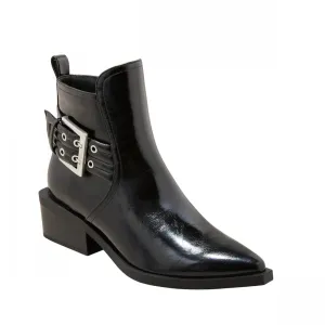 Wild Fable Giovanna Buckle Western Ankle Boots Memory Foam Insole Black 6.5M