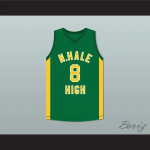 Wiz Khalifa 8 N. Hale High School Basketball Jersey Young, Wild and Free