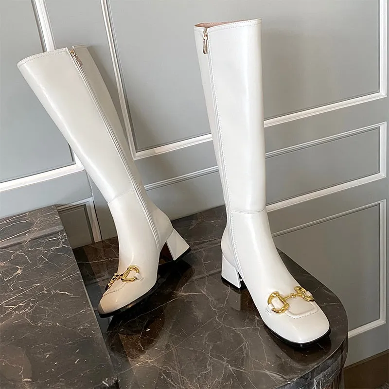 Women Ankle Boots Genuine Leather