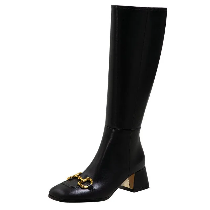 Women Ankle Boots Genuine Leather