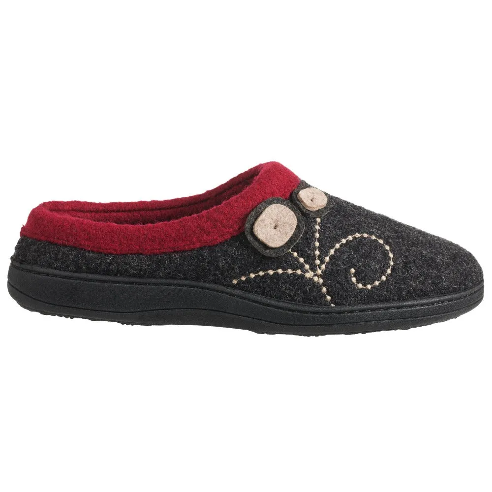 WOMEN'S DARA CLOG SLIPPERS WITH CLOUD CONTOUR CUSHION - A10151CLB