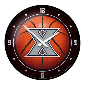 Xavier Musketeers: Basketball - Modern Disc Wall Clock