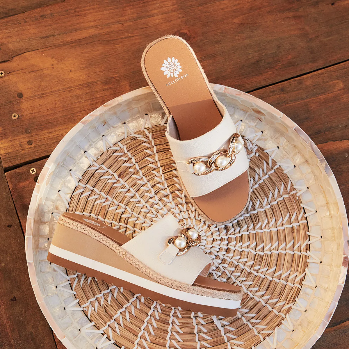 YELLOW BOX Adelfia Wedge Sandal